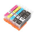 Miniatyrbillede 1 af 5: 970?971 Multi Farver Blækpatron Udskiftning Blækprinterpatroner til PIXMA MG5790 MG5795 5 Farver (BK BK C M Y)
