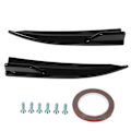 Miniatyrbilde 1 av 5: 2 stk. Bakre Splitter Leppe Spoiler Blank Svart Venstre Høyre Støtfanger Diffuser Splitter Kit for 3-serie G20 M Sport 2019?2022 Blank Svart