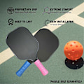 Miniatyrbilde 3 av 5: 1 Par Pickleball Racket Tennis Racket Grips Svetteabsorberende Anti-skli Tape Wrap Tape for Håndtak - Hvit
