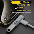 Pikkukuva 3 / 5: Type C -sovitin OTG 10 Gbps nopea tiedonsiirto 100 W PD-lataus USB3.2/Type-C-latausmuunnin puhelimelle