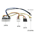 Miniatyrbillede 3 af 5: M03 HTPC ITX Kabinet+84W 12V Strømforsyningskort HTPC Chassis USB2.0 ITX Kabinet Industrielt Kontrol Chassis