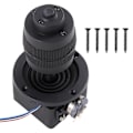 Miniatyrbild 3 av 5: 4-Axis D400B-M2 5K Joystick Potentiometer Rocker Hall Joystick Dimensionell Resistans 5k Förseglad med Knappbrytare
