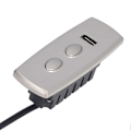 Pikkukuva 2 / 5: Sähkösohvan ohjain USB-liitännällä, suora pää, 5-nastainen, sähköinen sohvan nosto-ohjain kotikäyttöön 100–240 V