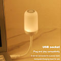 Miniatyrbilde 3 av 5: LED Nattlys Dimbar Høy Lysstyrke Flimmerfri Fleksibel Design Plug Play Justerbar Berøringskontroll USB Sengelampe