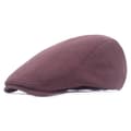 1 stk. Bomuldshatte Mænd Kvinder Hat Blød Casual Beret Solid Unisex Retro Hat Coffee