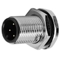 Miniatyrbilde 5 av 5: M12?F2?P4 Panelmontert Sokkel F2 M12 IP67 Vanntett Kobling 4-pinners Pluggadapter