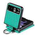 Miniatyrbillede 3 af 5: Litchi Tekstur Læder Telefon Cover Til Motorola Razr 40 Green