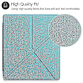Miniatyrbilde 3 av 5: Shry Origami-deksel for Kindle Oasis 2019, PU-skinnstativdeksel for Kindle Oasis 3 Magnetisk sammenleggbart beskyttelsesdeksel Black