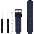 Miniatyrbilde 1 av 2: Erstatningsarmbånd for smartklokke til Garmin Forerunner 220/230/235/620/630/735XT/235 Lite Navy Blue-Black