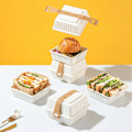Miniatyrbillede 5 af 5: Hamburgerboks Multifunktionel Fødevaregodkendt Stor Kaliber Høj Kapacitet Lækagesikker Opbevaring Bærbar Burgeremballage Kage Takeout Boks Madbeholder Udendørs