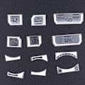 Miniatyrbilde 4 av 5: 12 stk. Dash Button Klistremerke Erstatning for Land Rover Range Rover Evoque 2012?2018
