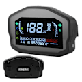 Miniatyrbillede 2 af 5: Motorcykel Speedometer Brændstofniveau Måler Ombygning LCD Instrument til 1/2/4 Cylindret Motor med LED