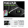 Miniatyrbillede 4 af 5: Trådløs CarPlay-adapter til enhed, adapter til konvertering af fabriksmonteret kablet til trådløs CarPlay-adapter Plug & Play