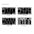 Miniatyrbild 2 av 5: Mini DOS LCD Oscilloscope Kit STC8K8A Enkelchips Mikrodator Elektronisk Lödningsövning Lösa Delar Utan Skal