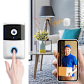Miniatyrbillede 3 af 5: Trådløs Smart Dørklokke - Trådløs Dørklokke med Intercom Funktion - med Nattesyn - Dørklokke til Hjemmesikkerhed