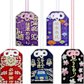 Miniatyrbillede 1 af 5: 5 stk. japansk Omamori pose lykkeamulet til sundhed/uddannelse/kærlighed/succes/sikkerhed, 5 stilarter