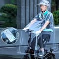 Regnkappa för användare av elscooter