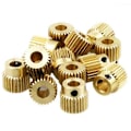 Miniatyrbild 1 av 5: 12 st Mk7 MK8 Extruderingsväxel 26 Tänder Mässingsdrivväxel Matningsväxel Hjul för Anet A8 3D-skrivare Extruder