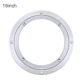 Miniatyrbillede 1 af 5: Naievear Rund Form Aluminium Legering Glat Drejeskive Drejeplade Til Roterende Bord 16inch
