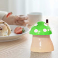 Miniatyrbillede 5 af 5: Tryk Design Automatisk Tandstikholder Støvtæt Stor Kapacitet Kreativ Svampeformet Bord Tandstik Opbevaringsboks til Hjemmet Qinhai