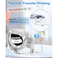 Miniatyrbillede 5 af 5: P12 Etiketmaskine Bluetooth Etiketprinter Understøtter Flere Materialeetiketter, med 4 Pakker Hvid Etikettape