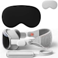 Miniatyrbillede 4 af 5: Silikonebeskyttelsesetui til VR-headset, hovedmonteret maske, linsehætte, controller-håndtag-B