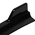 Miniatyrbilde 3 av 5: 2 stk. Bakre Splitter Leppe Spoiler Blank Svart Venstre Høyre Støtfanger Diffuser Splitter Kit for 3-serie G20 M Sport 2019?2022 Blank Svart