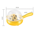 Miniatyrbild 2 av 5: Multifunktionell 2 i 1 Äggkokare Non-Stick Äggstekpanna Äggkokare Automatisk Avstängning Äggkokare Maskin för Hem Sovsal Gul