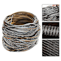 Miniatyrbillede 3 af 5: 32m Patio Møbel Reparation Højstyrke Plast Rattan Vikle Kit Flad Bærbar Ny Brown