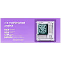 Miniatyrbilde 1 av 5: C6 MATX Mini ITX Kabinett PC Kabinett Bærbar Stasjonær Mesh Chassis Datamaskin PC Mini Datamaskin Chassis Svart