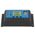 Pikkukuva 2 / 5: 12V 24V Aurinkolatauksen purkausohjain PWM LCD-näytöllä, kaksois-USB-ulostulo, säädin kotiin, teollisuuteen, autoon 10A