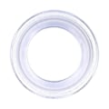 Miniatyrbilde 3 av 5: 2.6in Kaldluftinntak Turbo Horn Velocity Stack Adapter CNC Aluminium Bilmodifikasjonsdel Sølv