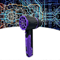 Pikkukuva 4 / 5: Turbo Jet -puhallin, tehokas autonpuhallin, 64 mm harjaton moottori, 8000 mAh, työntövoima 1000 G, teollinen kanavapuhallin, autonpuhdistin, musta-violetti