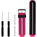 Miniatyrbilde 2 av 2: Erstatningsarmbånd for smartklokke til Garmin Forerunner 220/230/235/620/630/735XT/235 Lite Rose-Black