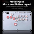 Miniatyrbilde 1 av 5: 13 Tasters Joystick Tastatur Arkade Stick Kontroller for //Switch/Steam Mini Arkade Kontroller