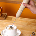 Miniatyrbild 4 av 5: Elektrisk mjölkskummare Handhållen skummare Mjölk Kaffe Varm Choklad Visp Dryckesblandare för hemmabruk