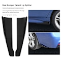 Miniatyrbillede 4 af 5: 2 stk. 35 cm Bagkofanger Canard Læbe Splitter Venstre Højre Nedre Splitter Spoiler Body Kits Erstatning for Seat Leon A3 A4 A6 Blank Sort