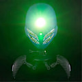 Miniatyrbilde 3 av 5: LED Stjerneprojeksjonslampe Projektor Interaktiv Atmosfære Nattlys Rommann Soverom Skrivebordsdekor Barnegave Gul