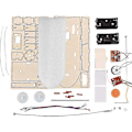 Miniatyrbild 3 av 5: Trä Segelbåt Skepp Kit, Harvey Seglingsmodell Studenter Gör-det-själv Paddelhjul Skepp Monteringsmodell Fjärrkontroll Pedagogisk Leksak Material Kit Barn Utbildning