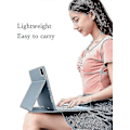 Miniatyrbillede 3 af 4: Galaxy Tab A7 10.4 tommer 2020 (sm-t500 T505 T507) Touch tastatur etui med mus, sødt rundt tastatur med farver, aftageligt touchpad tastaturcover MintGreen