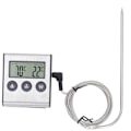 Miniatyrbild 1 av 5: Elektronisk köttermometer med sond digital ugn för matlagning köksgrillning med förinställd temperaturtimer