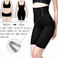 Miniatyrbild 3 av 5: Hög midja Trainer Shapewear Kvinnor Magekontroll Trosor Rumplyft Modellering Rem Shorts Smala Lår Body Shaper Underkläder Grå 4XL