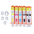 Miniatyrbillede 1 af 5: Genopfyldelige patroner PP printerblækpatron til PIXMA IP3600 IP4600 IP4700 MP540 MP550 MP560