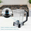Miniatyrbild 5 av 5: Blender Ersättningsdelar för BL610 BL710 Serien 72 Oz (9 Koppar) Kannan, Drivkoppling och Drivstift Bult Kit Set
