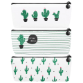 Miniatyrbild 1 av 3: 3 st Cactus Tryck Canvas Pennfodral Sminkväska