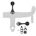 Miniatyrbillede 4 af 5: Til F12 F MOST Styr Cykel Carbon Styr Carbon Computer Mount Support Til Cateye Blackbird