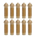 Pikkukuva 1 / 5: 10 kpl messinkisuuttimia Neptune 4Plus/4Max -tulostimille, 0,6 mm korkean lämpötilan suutin 1,75 mm PLA/ABS/PETG/TPU/PC/PP/Nylon-filamentille