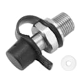 Miniatyrbillede 1 af 5: Han Gevind CO2 Tank Påfyldningsventil Konnektor 1/8NPT CO2 Cylinder Påfyldningsventil Stik Adapter til Udskiftning