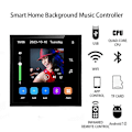 Miniatyrbilde 3 av 5: 4 Tommers Andriod 10 Eshare WiFi Bluetooth Berørings Hjemmekino Digital Stereo Lyd Musikk Veggforsterker Svart