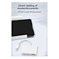 Miniatyrbillede 4 af 5: 4 i 1 USB OTG Kortlæser Kompatibel med SD/TF Kort Kamera Hukommelsesudvider til Hurtig Opladning IOS Port